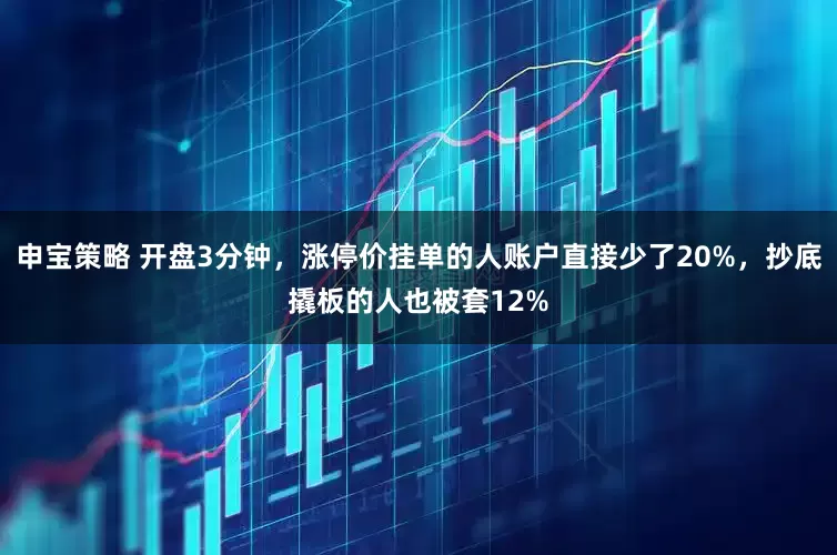 申宝策略 开盘3分钟,涨停价挂单的人账户直接少了20%,抄底撬板的人也被套12%